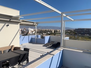 Apartment, 2 Bedrooms, Accessible, Smoking | Outdoor dining - Beautiful 2 Bedroom Penthouse (Roquetas de Mar)