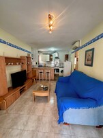 Apartamento, 2 quartos, para fumantes, terraço | Área de estar