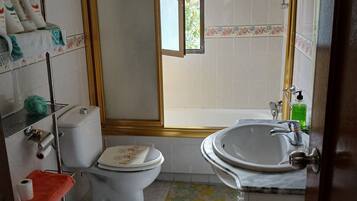 Shared Dormitory, 1 Bedroom, Patio, Garden View | Bathroom