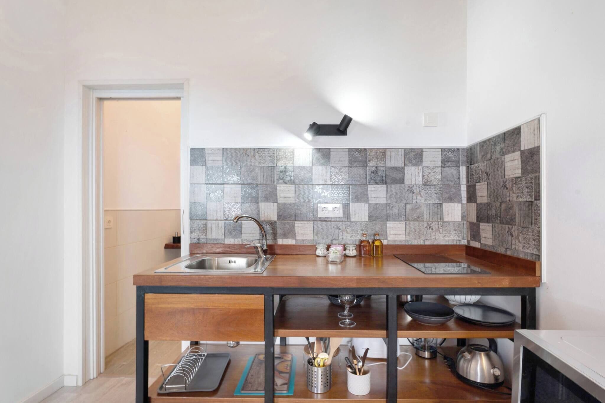 Apartamento, 1 habitación, vistas a la montaña | Interior