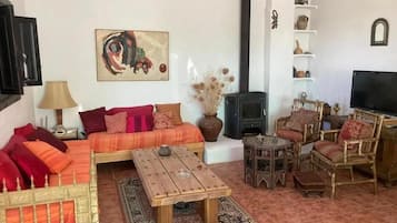 Casa, 3 habitaciones, accesible para personas con discapacidad, fumadores | Zona de estar