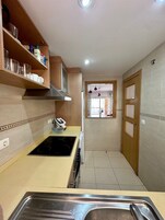Apartamento, 2 habitaciones, fumadores, terraza | Cocina privada