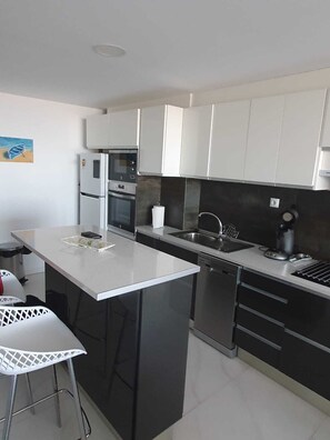 Appartement, 1 chambre, vue océan | Cuisine privée