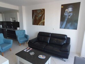 Apartment, 1 Bedroom, Ocean View | Living area - Fabulous Seafront Apartment For 2 to 5 People (Torrevieja)