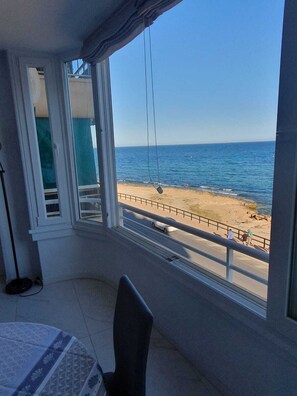 Apartment, 1 Schlafzimmer, Meerblick | Innenbereich