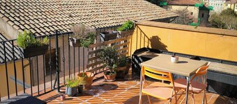 Charming Rustic Duplex Penthouse