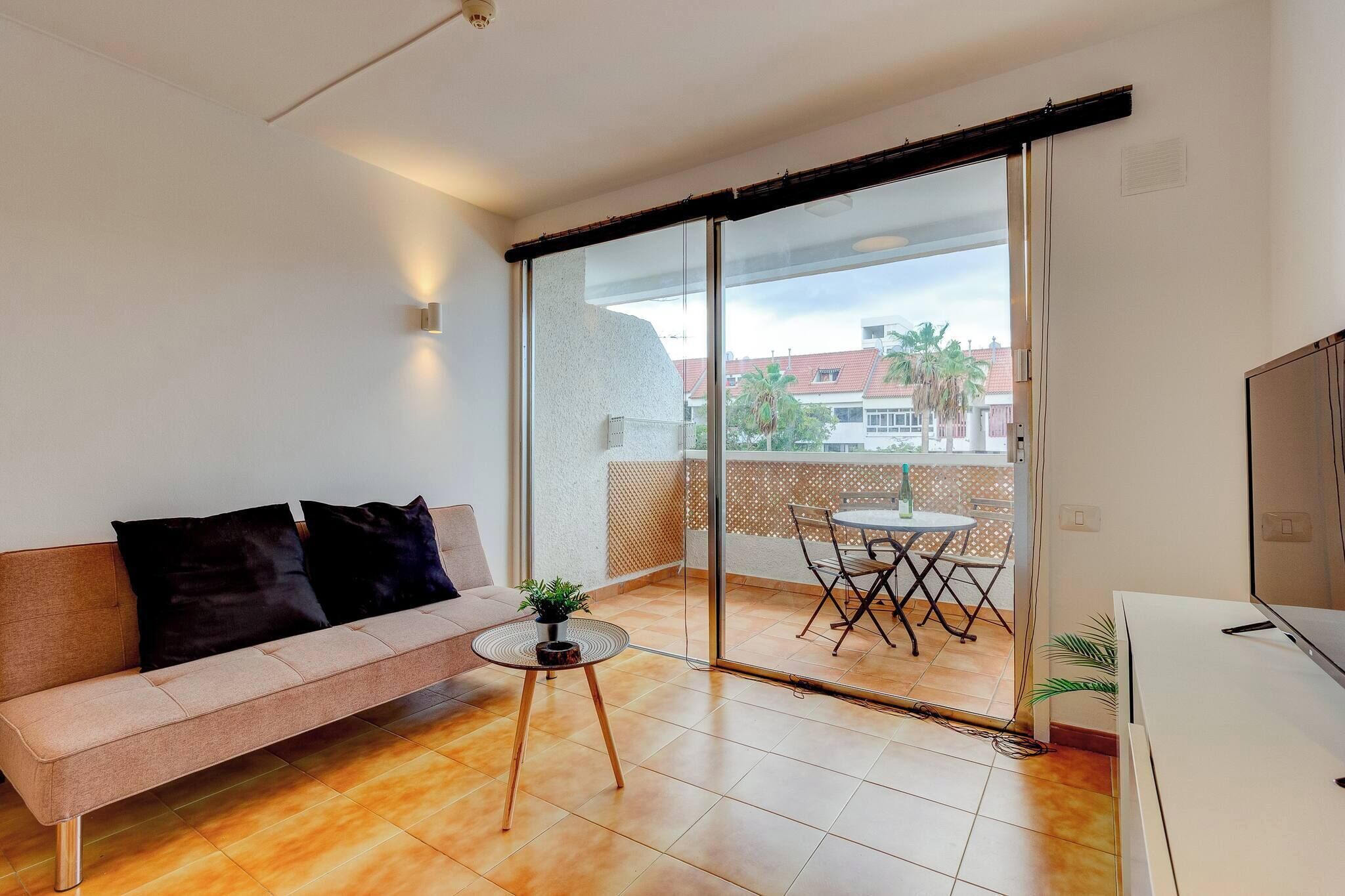 Appartement, 1 chambre, balcon, vue océan | Coin séjour