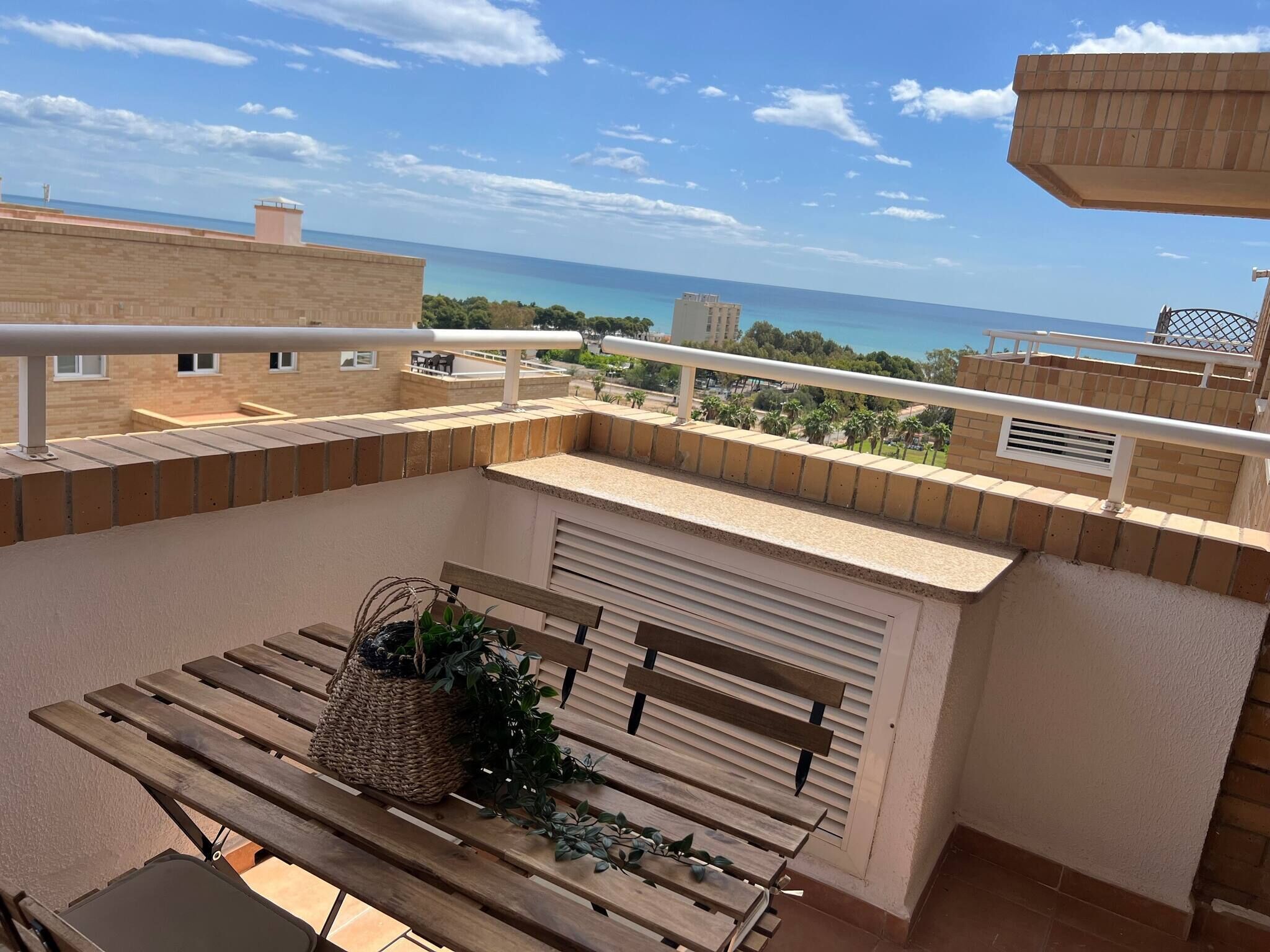 Apartamento, 2 habitaciones, balcón, vistas al jardín | Balcón