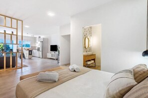 Leilighet, 1 soverom, røyk, terrasse | 1 soverom