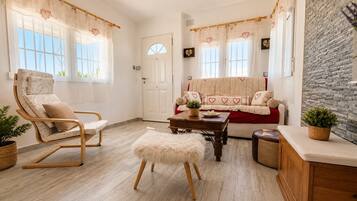 Apartment, 1 Bedroom, Terrace, City View | Living room