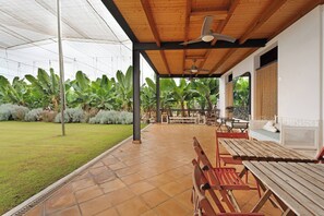 Apartment, 1 Bedroom | Outdoor dining - Finca La Calabacera Casa Azul (Guia de Isora)