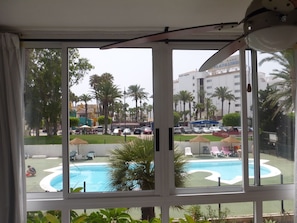 Appartement, 1 chambre, vue piscine | Piscine | Piscine extérieure