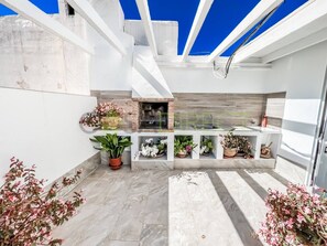Apartamento, 2 quartos, para fumantes, terraço | Terraço/pátio