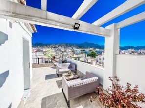 Apartamento, 2 quartos, para fumantes, terraço | Terraço/pátio
