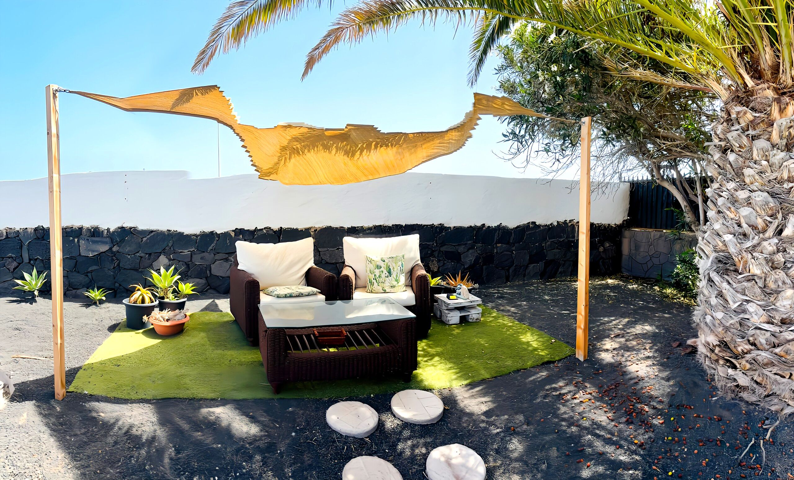 Villa, 2 habitaciones, piscina privada, vistas al jardín | Jardín