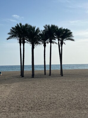 Apartment, 2 Bedrooms, Accessible, Balcony | Beach | On the beach - Two Bedroom Apartment on Front Line Of The Beach (Roquetas de Mar)