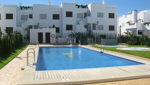 Apartment, 2 Bedrooms, Balcony, Mountain View | Pool | Outdoor pool - 1st Line To The Beach and Sunshine In Mar De Pulpi (Pulpi)