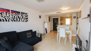 Apartment, 2 Bedrooms, Balcony, Mountain View | Interior - 1st Line To The Beach and Sunshine In Mar De Pulpi (Pulpi)