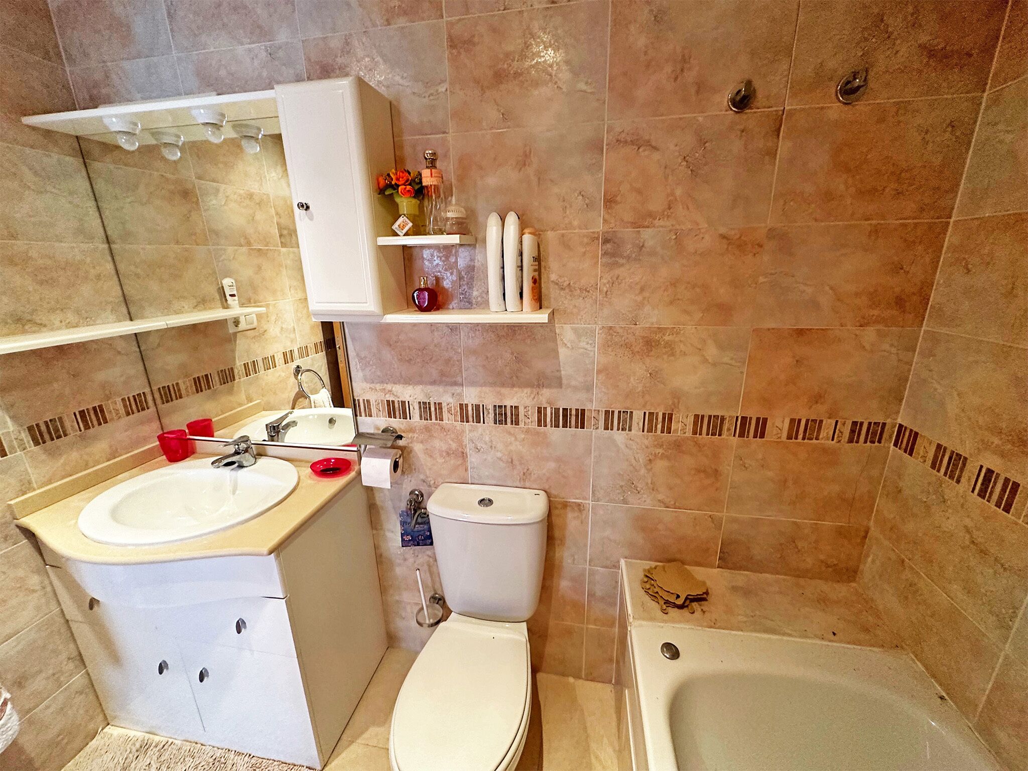 Apartament, 2 dormitoris, balcó, vistes a l'oceà | Bany