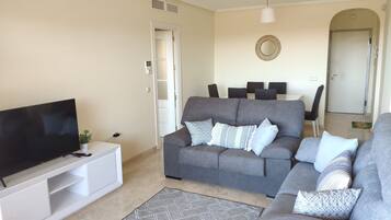 Apartment, 2 Bedrooms, Accessible, Terrace | Living area