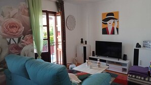 Apartment, 2 Bedrooms, Balcony, Garden View | Living area - Coquetty Housing In Santander Bay (El Astillero)