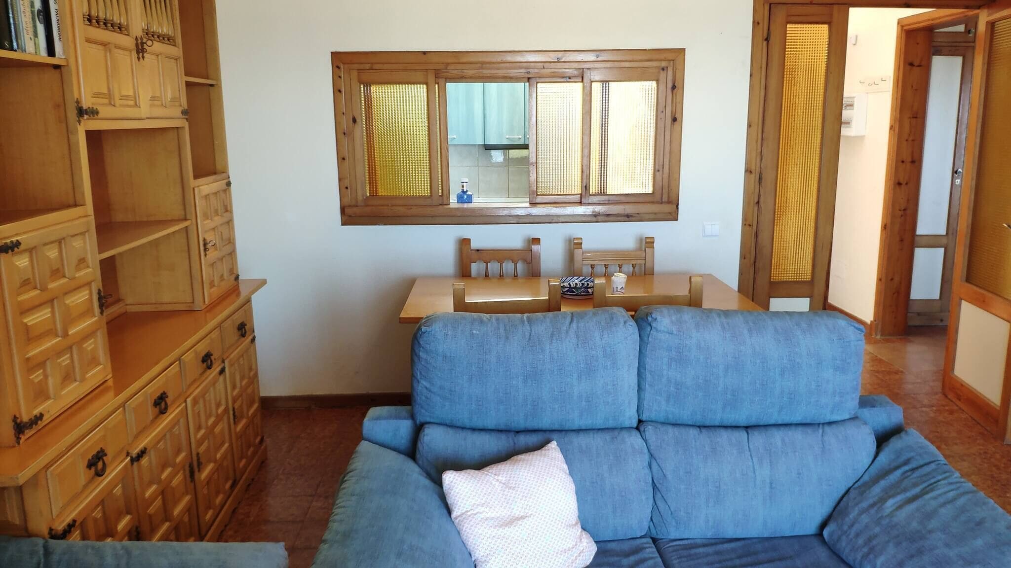 Apartamento, 2 habitaciones, terraza, vistas al mar | Zona de estar