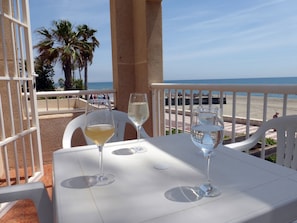 Apartment, 2 Bedrooms, Terrace, Ocean View | Outdoor dining - Lovely 2 Bedroom Apartment With Pool (Roquetas de Mar)