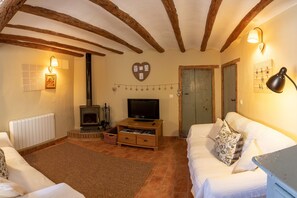 House, 5 Bedrooms, Smoking, Balcony | Living room | Books - Experience the Rural Spain With Wine, Activities and More at Sidro & Co (Secastilla)