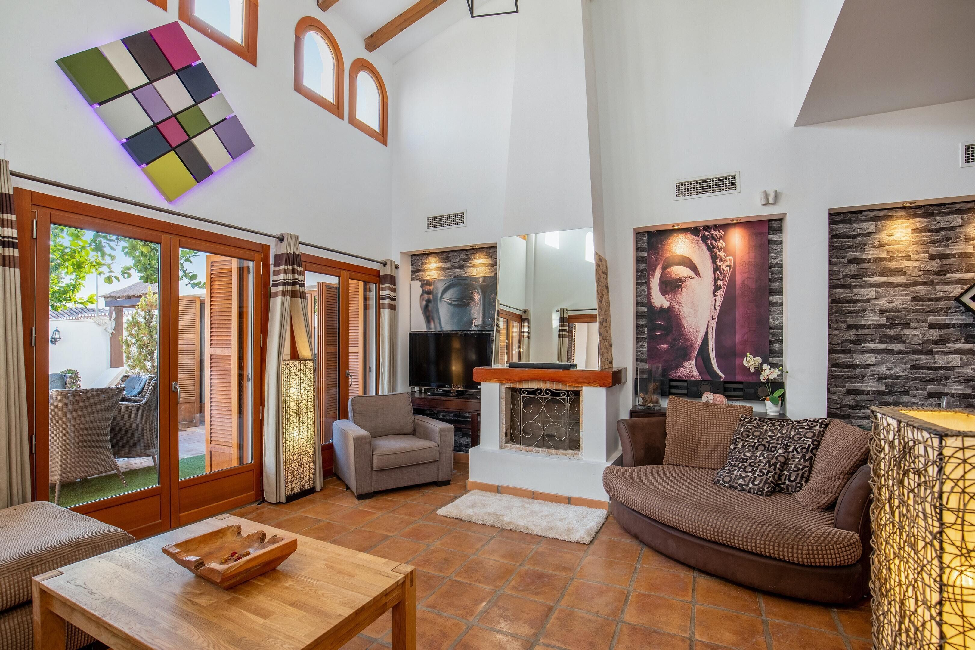 Villa, 6 Schlafzimmer, barrierefrei, Raucher | Wohnzimmer