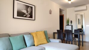 Apartment, 2 Bedrooms, Accessible, Terrace | Living area - Beautiful 2 Bedroom 2 Bathroom Apartment With Pool (Roquetas de Mar)