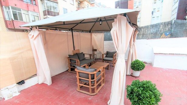 Dormitorio compartido, 1 habitación, terraza, vistas a la ciudad | Exterior