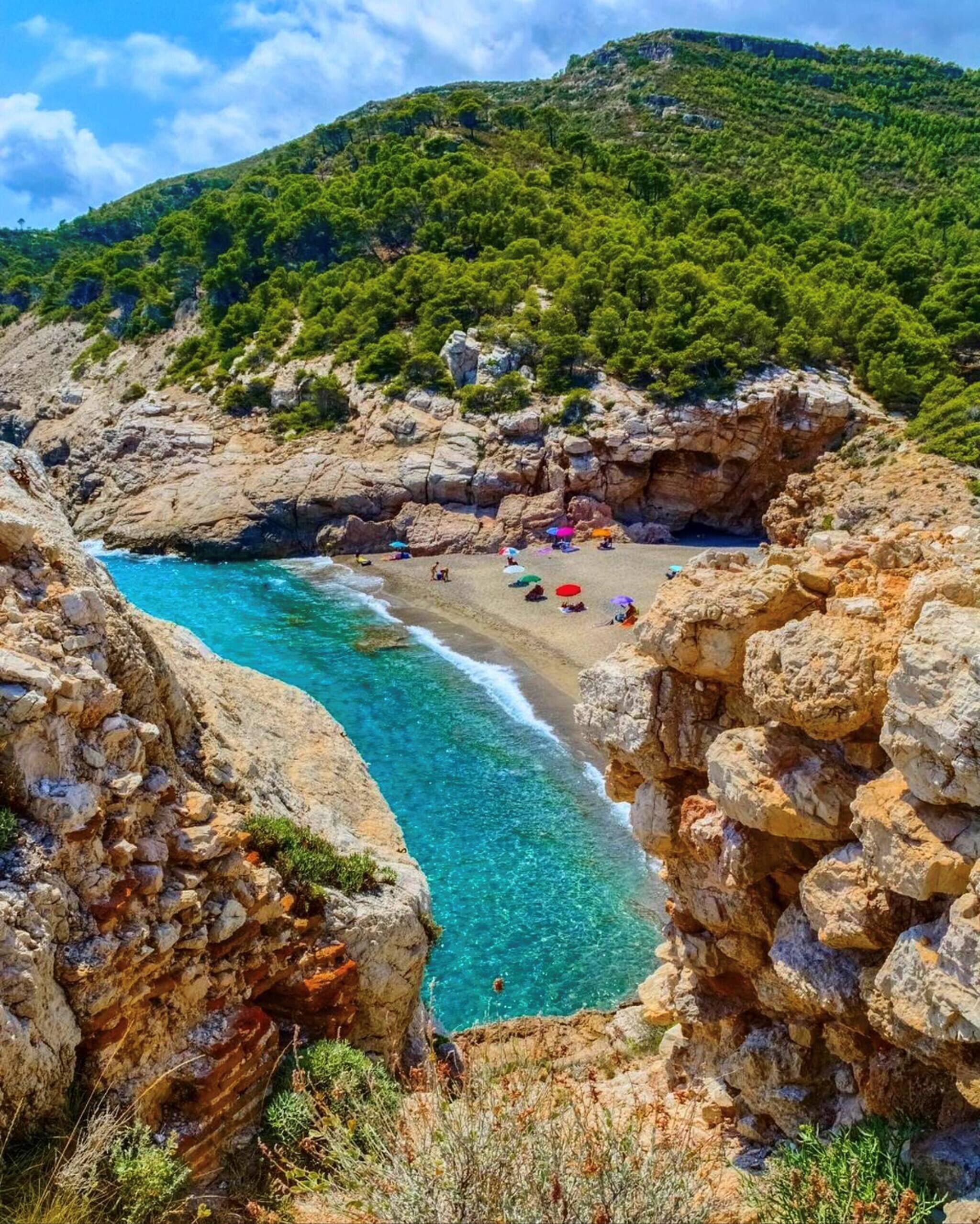 Ferienhaus, 2 Schlafzimmer, Balkon, Gartenblick | Strand