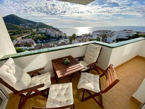 Outdoor dining - Precioso Ático Con Vistas A Mar, Alexa Sea View (Sitges)