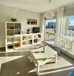 公寓, 1 間臥室, 吸煙房, 露台 | 起居區