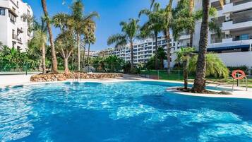 Apartment, 2 Bedrooms, Accessible, Balcony | Pool | Outdoor pool