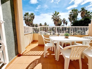 Maison, 2 chambres, fumeur, balcon | Terrasse/patio