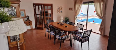 Villa, 4 Bedrooms, Accessible, Private Pool | Dining