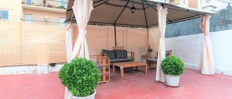 Asrama Umum, 1 kamar tidur, teras, pemandangan kota | Teras/patio