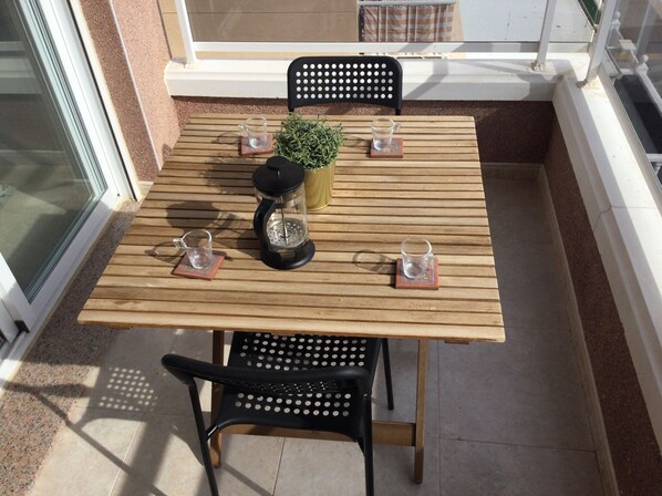 Appartement, 2 chambres, fumeurs, balcon | Balcon