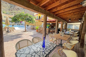 Apartment, 2 Bedrooms, Smoking, Balcony | Outdoor dining - Casa Don Johan A1 Playa de Mogan (Mogan)