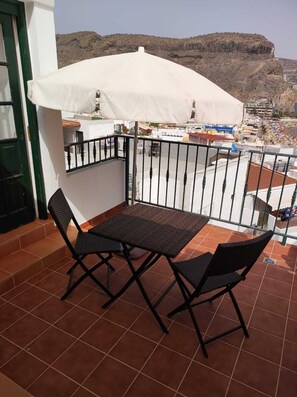 Apartment, 1 Bedroom, Smoking, Terrace | Outdoor dining - Lovely Studio With Private Terrace And Ocean View by El Sirocco (Mogan)