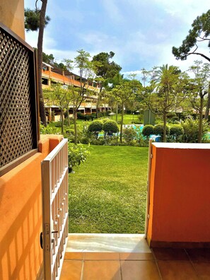 Apartment, 2 Bedrooms, Terrace, Garden View | View from property