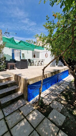 House, 3 Bedrooms, Smoking, Private Pool | Terrace/patio - House With Exclusive Pool and Garden 7 min Walk From the Beach and the Center (El Campello)