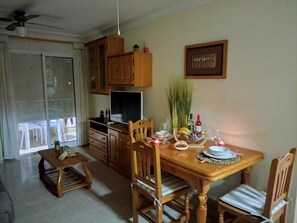 Apartment, 2 Bedrooms, Accessible, Smoking | Dining - Magnificent Apartment Playa Paraiso - 3rd Floor Urb, Leisure and Swim Num2 (Cartagena)