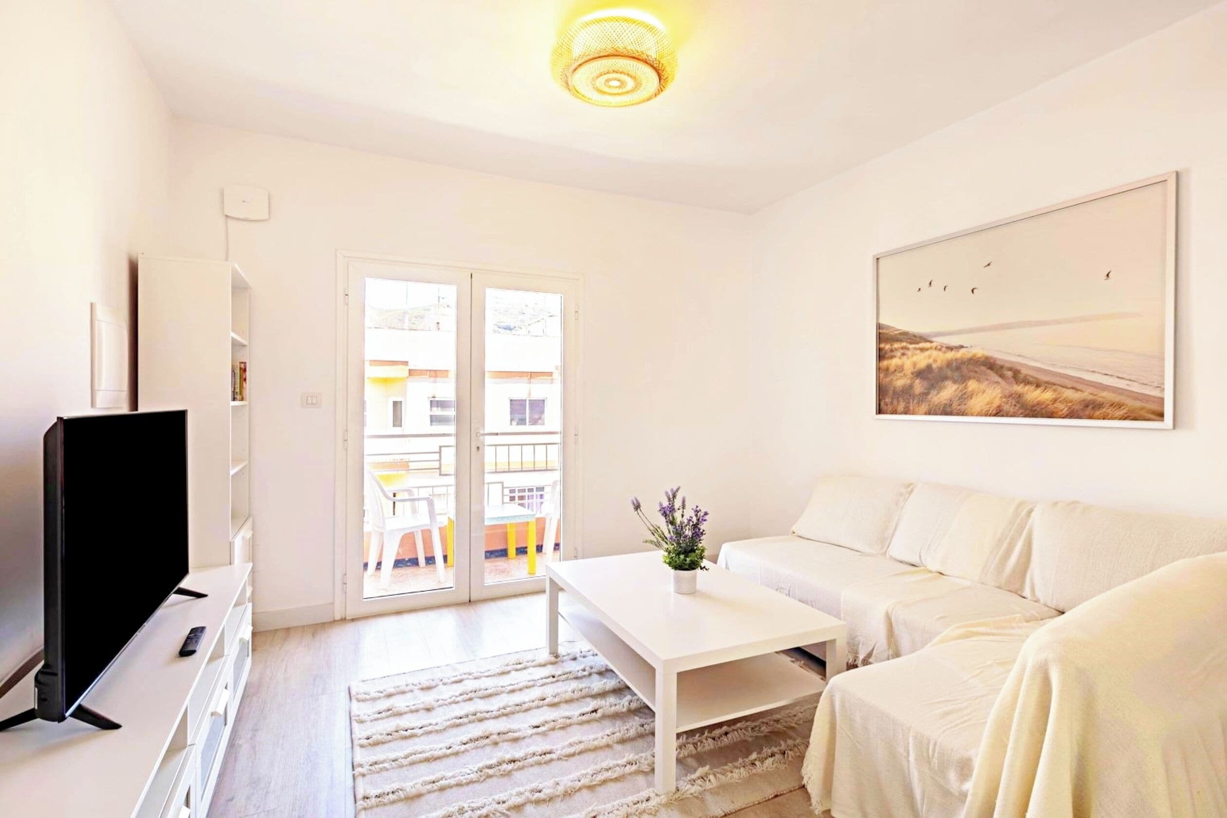 Appartement, 2 chambres, balcon, vue ville | Salle de séjour