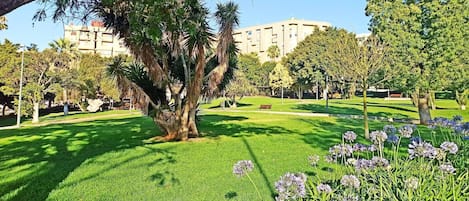 Appartement, 2 chambres, balcon, vue sur la ville | Terrain de l’hébergement