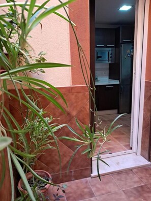 Apartament, 1 dormitori, accessible, pati | Cuina privada
