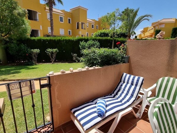 Apartment, 1 Bedroom, Accessible, Smoking | Balcony - Ground Floor Naturist Studio With Terrace (Vera)