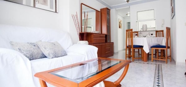 Apartment, 2 Bedrooms, Smoking, Balcony | Living room - Apartment Very Well Located, 450 Meters From Playa del Cura With Swimming Pool (Torrevieja)
