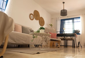 Casa, 2 quartos, para fumantes, varanda | Área de estar